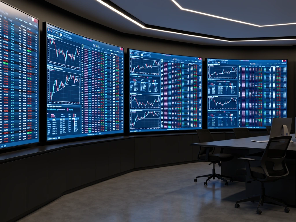 Professional trading dashboard interface